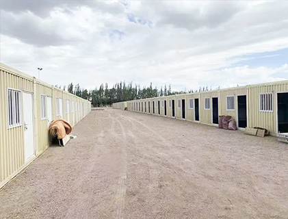 بيت الحاويات القابل للطي